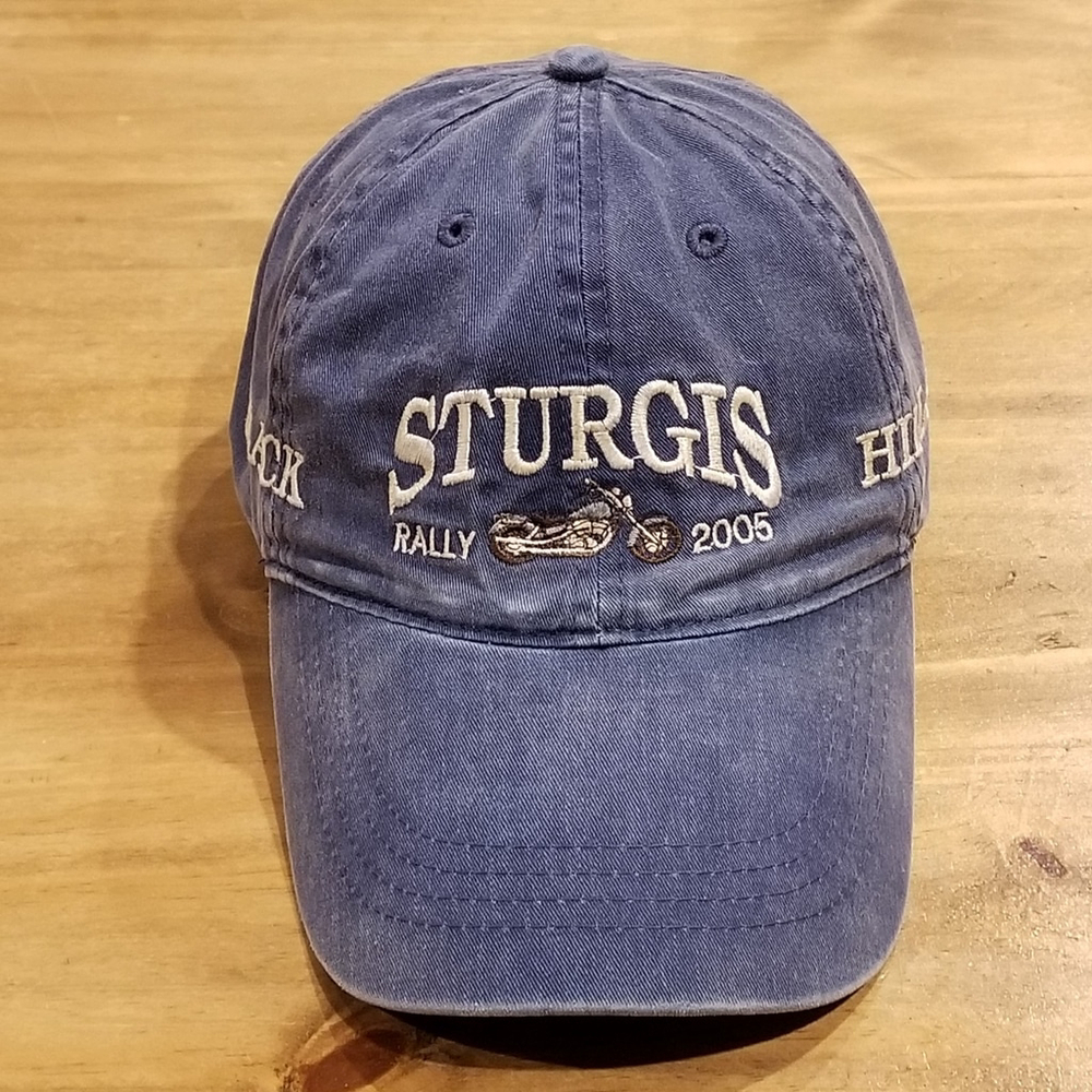 Vintage Sturgis 2005 Motorcycle Rally Black Hills One Size Dad Cotton Y2K